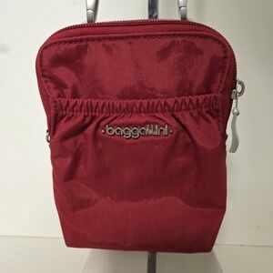 Baggallini Take Two Bryant Crossbody Bag RFID Mini Purse Organizer Travel Nylon